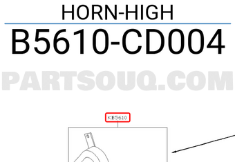 Nissan B5610CD004 HORN-HIGH