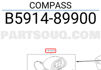 Nissan B591489900 COMPASS