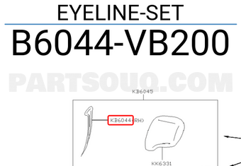 Nissan B6044VB200 EYELINE-SET