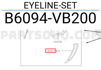 Nissan B6094VB200 EYELINE-SET