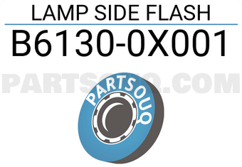 Nissan B61300X001 LAMP SIDE FLASH