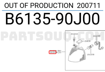 Nissan B613590J00 OUT OF PRODUCTION 200711