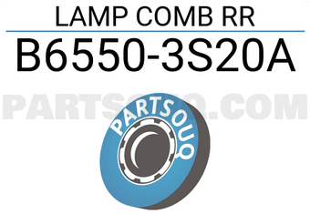 Nissan B65503S20A LAMP COMB RR