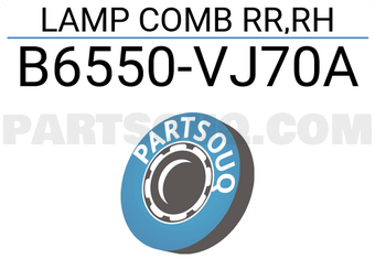 Nissan B6550VJ70A LAMP COMB RR,RH