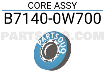 Nissan B71400W700 CORE ASSY
