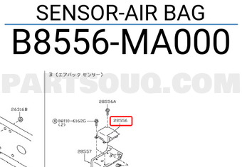 Nissan B8556MA000 SENSOR-AIR BAG