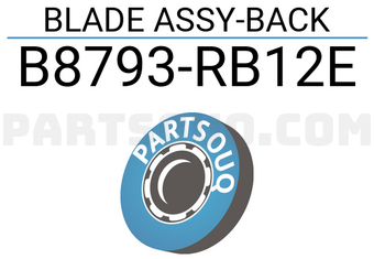 Nissan B8793RB12E BLADE ASSY-BACK