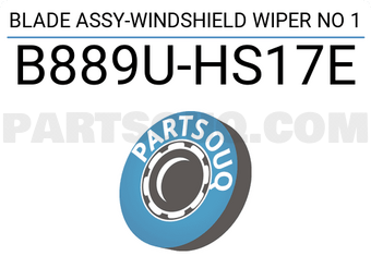 Nissan B889UHS17E BLADE ASSY-WINDSHIELD WIPER NO 1