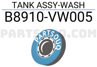 Nissan B8910VW005 TANK ASSY-WASH