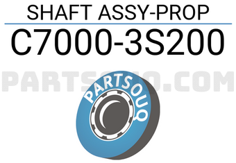 Nissan C70003S200 SHAFT ASSY-PROP