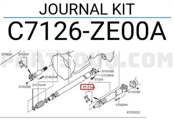 Nissan C7126ZE00A JOURNAL KIT