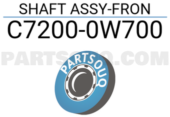 Nissan C72000W700 SHAFT ASSY-FRON