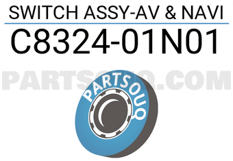 Nissan C832401N01 SWITCH ASSY-AV & NAVI