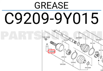 Nissan C92099Y015 GREASE