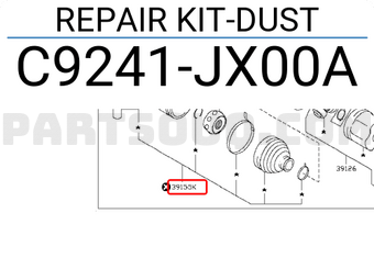 Nissan C9241JX00A REPAIR KIT-DUST