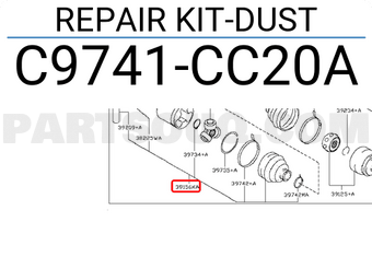 Nissan C9741CC20A REPAIR KIT-DUST