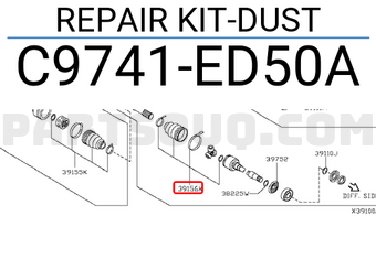 Nissan C9741ED50A REPAIR KIT-DUST