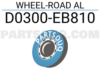 Nissan D0300EB810 WHEEL-ROAD AL