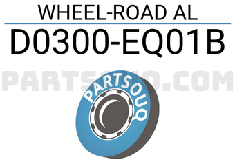 Nissan D0300EQ01B WHEEL-ROAD AL