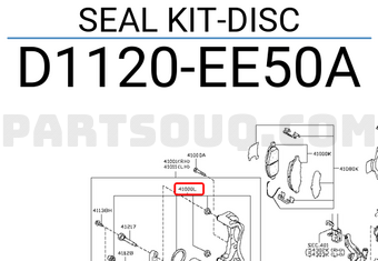 Nissan D1120EE50A SEAL KIT-DISC