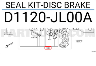 Nissan D1120JL00A SEAL KIT-DISC BRAKE