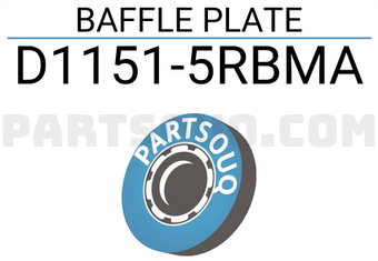 Nissan D11515RBMA BAFFLE PLATE