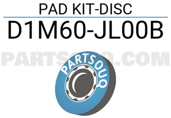 Nissan D1M60JL00B PAD KIT-DISC