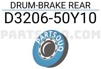 Nissan D320650Y10 DRUM-BRAKE REAR