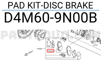 Nissan D4M609N00B PAD KIT-DISC BRAKE