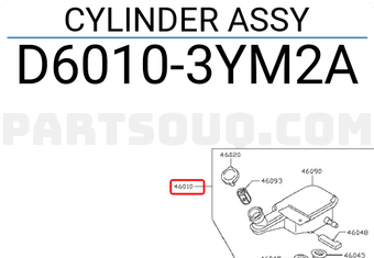 Nissan D60103YM2A CYLINDER ASSY