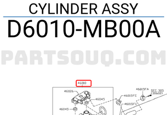 Nissan D6010MB00A CYLINDER ASSY