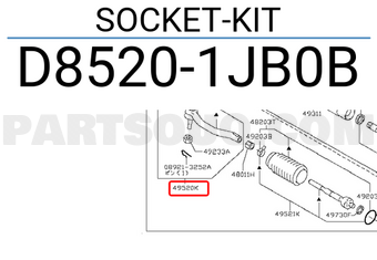 Nissan D85201JB0B SOCKET-KIT
