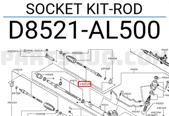 Nissan D8521AL500 SOCKET KIT-ROD