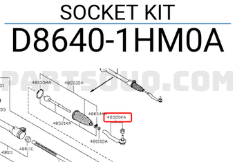 Nissan D86401HM0A SOCKET KIT