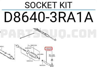 Nissan D86403RA1A SOCKET KIT
