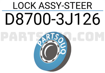Nissan D87003J126 LOCK ASSY-STEER