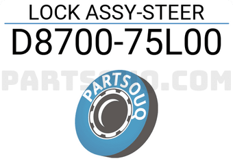 Nissan D870075L00 LOCK ASSY-STEER