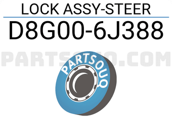 Nissan D8G006J388 LOCK ASSY-STEER