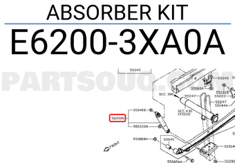 Nissan E62003XA0A ABSORBER KIT