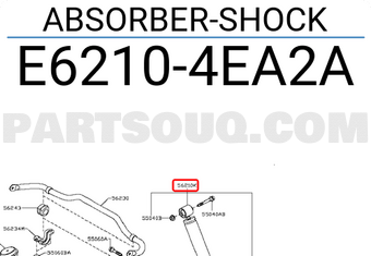 Nissan E62104EA2A ABSORBER-SHOCK
