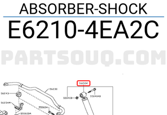 Nissan E62104EA2C ABSORBER-SHOCK