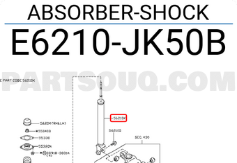 Nissan E6210JK50B ABSORBER-SHOCK