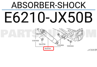 Nissan E6210JX50B ABSORBER-SHOCK