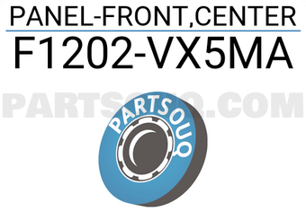 Nissan F1202VX5MA PANEL-FRONT,CENTER