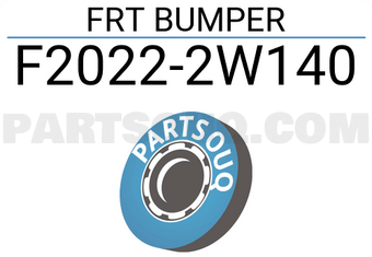Nissan F20222W140 FRT BUMPER