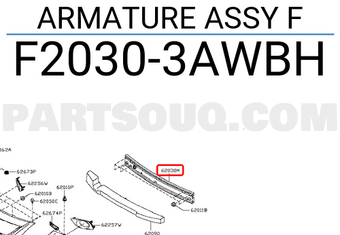 Nissan F20303AWBH ARMATURE ASSY F