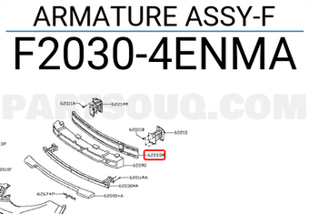 Nissan F20304ENMA ARMATURE ASSY-F