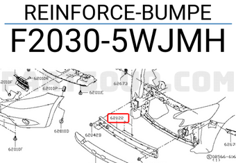 Nissan F20305WJMH REINFORCE-BUMPE