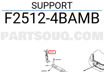 Nissan F25124BAMB SUPPORT