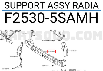 Nissan F25305SAMH SUPPORT ASSY RADIA